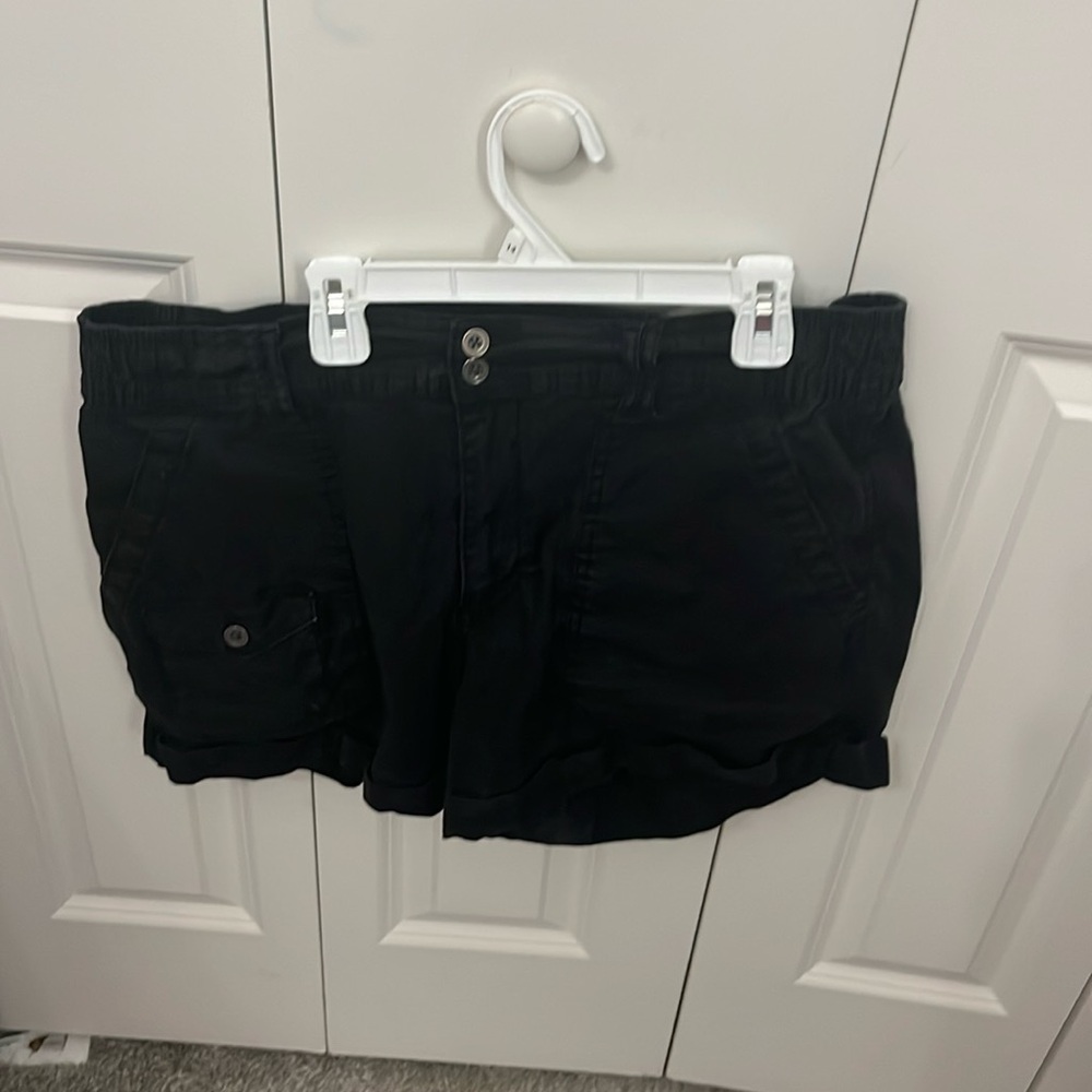 Black shorts size 14